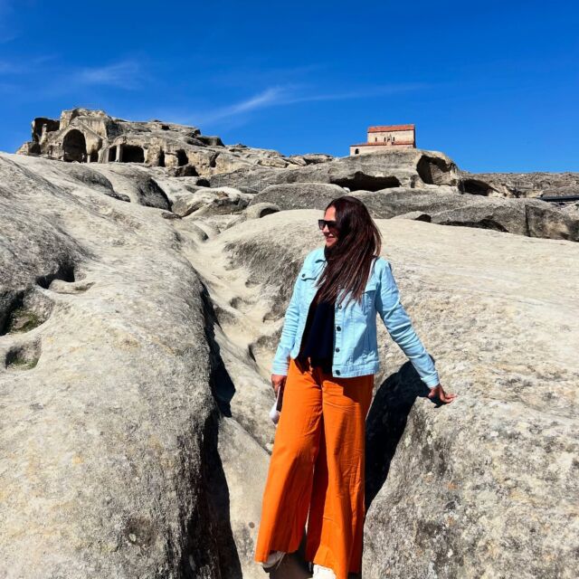 Serving as a strategic location along the Silk Route and One of the oldest settlements in the Caucasus, making way through this cave city that is now a UNESCO World Heritage site is something you cannot miss!

#travelgram #instatravel #instapic #travelblogger #followme #travelblogger #neverstopexploring #traveldiaries  #wanderlustsoul #globetrotting365days #globetrottinggirl #follow365days #worldtraveller #girlwhotravels #mountains #travelindia #weekend #wanderlustsoul #photooftheday #instaphotography #trails #exploring #gerogia #travelgerogia #cavecity